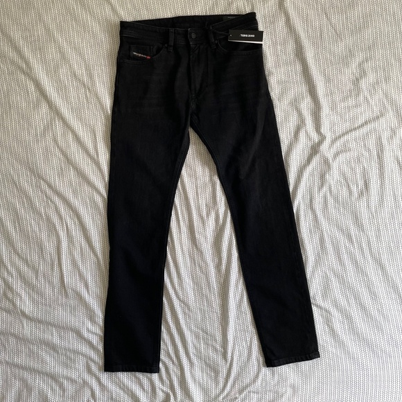 Diesel Thommer Men's Slim Jeans W30 x L31* RM034 (Black) New with tags - Picture 3 of 16